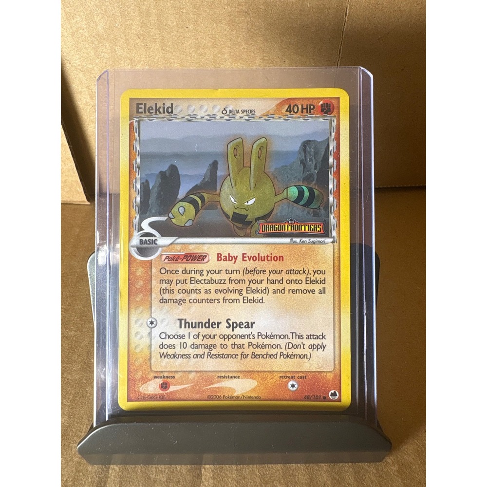 Pokemon Elekid Delta Species 48/101 EX Dragon Frontiers 2006 Reverse Holo